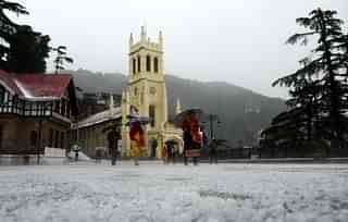 A view of Shimla (Photo by Deepak Sansta/Hindustan Times via Getty Images)