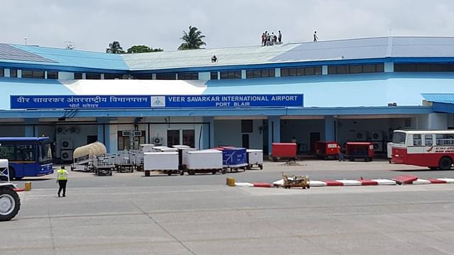 The Port Blair or Veer Savarkar International airport has become an authorized immigration check-point for entry and exit for tourists with valid travelling documents into India.(image via Facebook page- Prakash Vaman Shanbhag)