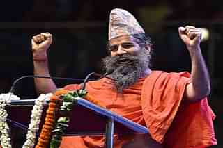 Baba Ramdev at a programme in New Delhi. (Photo by Sonu Mehta/Hindustan Times via Getty Images)