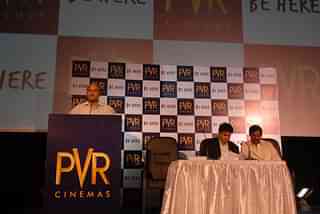 Amitabh Vardhan, CEO of PVR Cinemas addressing  the media during the launch of the group’s first multiplex in Chennai on Thursday, April 8, 2010.(Photo by HK Rajashekar/India Today Group/Getty Images)