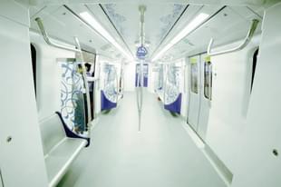 Inside the Hyderabad Metro (@RahulGande/Facebook)