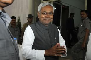 Nitish Kumar. (Sonu Mehta/Hindustan Times via GettyImages)