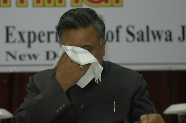 Chhattisgarh Chief Minister Raman Singh at an event in New Delhi. (Yasbant Negi/The India Today Group/GettyImages)&nbsp;