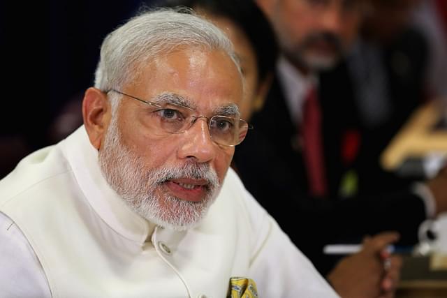 Prime Minister Narendra Modi speaks at an event. (Chip Somodevilla/Getty Images)&nbsp;