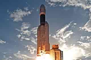 A side view of the GSLV-Mark III. (ISRO)



