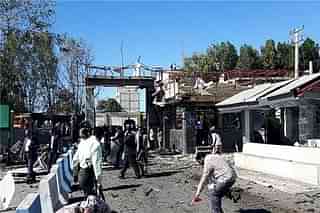 A view of the aftermath of the bombing  at the attack site in Chabahar. (Photo by Fars News Agency)