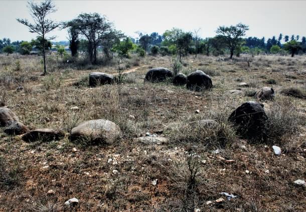 Stone circles on the way to Kodumanal