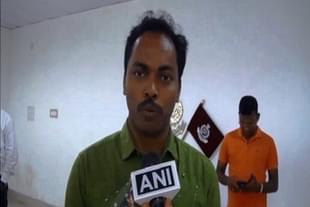 Police constable Niladri Bihari Dadhia (Image via ANI)