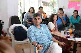 Amnesty International Head Aakar Patel at the NGO’s Bengaluru office. (Photo by Hemant Mishra/Mint via Getty Images)
