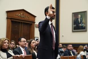 Google CEO Sundar Pichai testifies before the House Judiciary Committee in Washington DC. (Photo by Alex Wong/Getty Images)