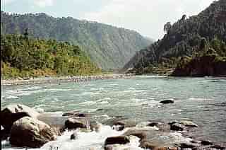 The Ravi river flowing near Chamba, Himachal Pradesh. (Pic via Wikipedia)