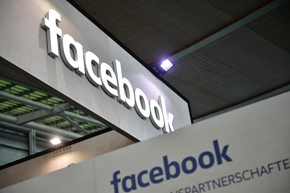 Facebook logos being displayed. (Alexander Koerner/Getty Images).