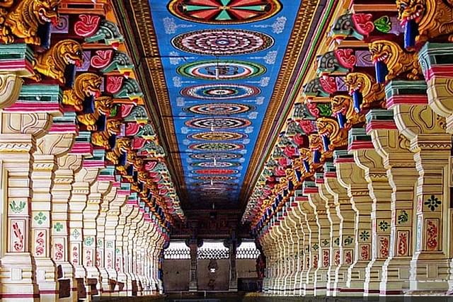 Ramanathaswamy TempleIts situated in the island of Rameswaram, Tamil Nadu (representative image) (Source: @thetemplesindia/Twitter)