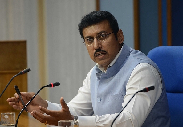 Minister Rajyavardhan Singh Rathore said he would “leave no stone unturned for our Olympics hopes”. (Photo by Parveen Negi/India Today Group/Getty Images)