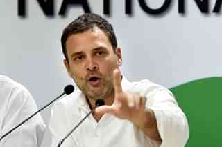 Congress president Rahul Gandhi  in New Delhi. (Arvind Yadav/Hindustan Times via GettyImages)&nbsp;