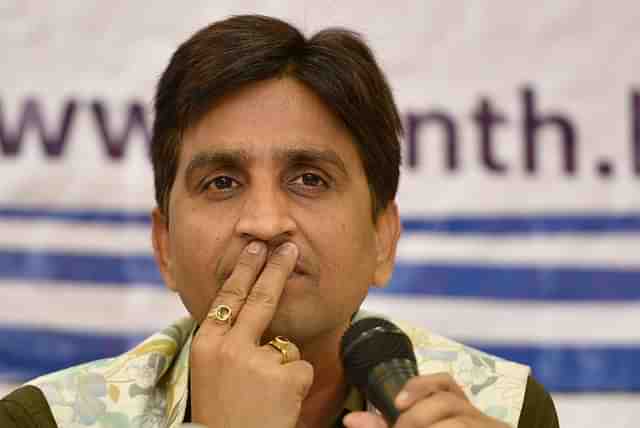 Kumar Vishwas (Photo by Sanchit Khanna/Hindustan Times via Getty Images)