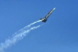 Tejas aircraft during Republic Day celebration rehearsals (Sakib Ali/Hindustan Times via Getty Images)