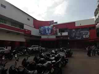 A view of Rex Cinema, one of the oldest establishment in Bengaluru’s Brigade Road. (Swarajya Photo/Sharan KA)