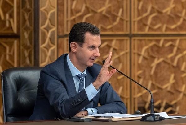 Syrian President Bashar Al Assad. (@Presidency_Sy/Twitter)