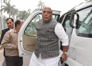 Union Home Minister Rajnath Singh in New Delhi. (Sonu Mehta/Hindustan Times via Getty Images) 