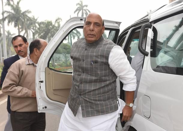 Union Home Minister Rajnath Singh in New Delhi. (Sonu Mehta/Hindustan Times via Getty Images) 