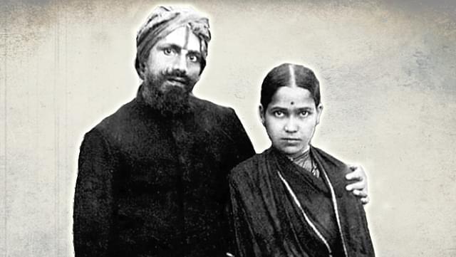 Mahakavi Bharathi and his wife Chinnammaal