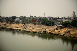 Raj Ghat in Varanasi. (Pradeep Gaur/Mint via GettyImages) 