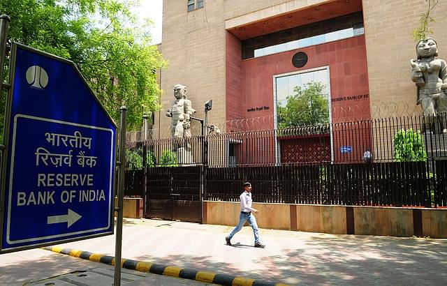 RBI building in New Delhi, India. (Ramesh Pathania/Mint via Getty Images)