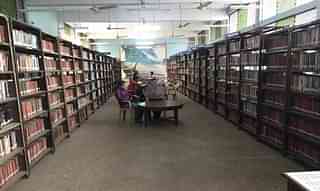 A view of the district central library on Cowly Brown Road in Coimbatore’s popular R S Puram locality