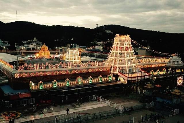 The Tirumala Tirupati Temple (@ourtirupati1/Facebook)