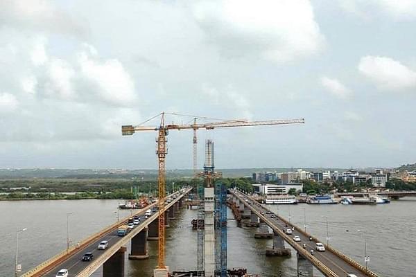 Third Mandovi bridge in Goa (@goa/Twitter)