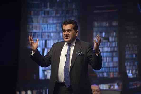 NITI Aayog CEO Amitabh Kant speaking at a conference (Abhijit Bhatlekar/Mint via Getty Images)