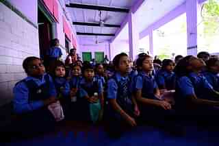Representative image of children studying at a school (Pradeep Gaur/Mint via Getty Images)
