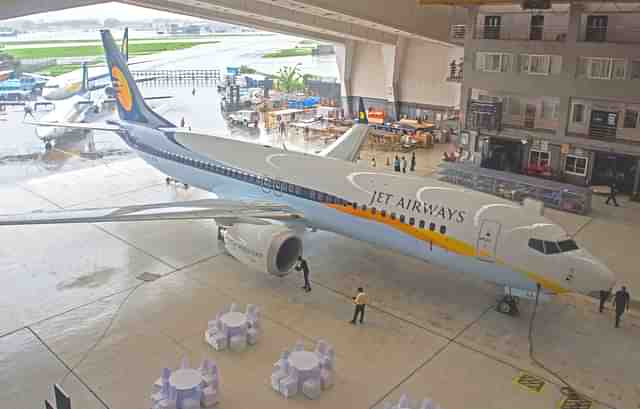  Jet Airways displaying India’s first Boeing 737 Max aircraft at Jet Airways Hangar, Santacruz, Mumbai. (Satyabrata Tripathy/Hindustan Times via GettyImages)&nbsp;