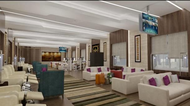 Indian Railways’ premium lounge at Tirupati (@PiyushGoyal/Twitter)
