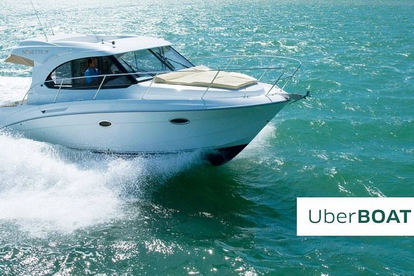 The UberBoat services have already been launched in Croatia, Miami and Istanbul. (image via Facebook)
