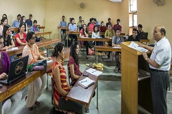 Students during a class at NLU Jodhpur. (Pic via NLU Jodhpur website)