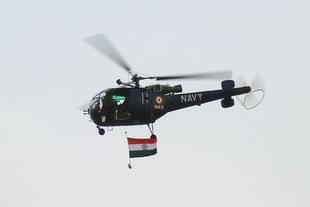 A naval HAL Chetak flying the Tricolour. (Pic by Nani1992/Wikipedia) - Representative Image