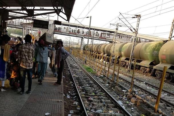 Dirty Indian train tracks. (representative image) (pic via Twitter)