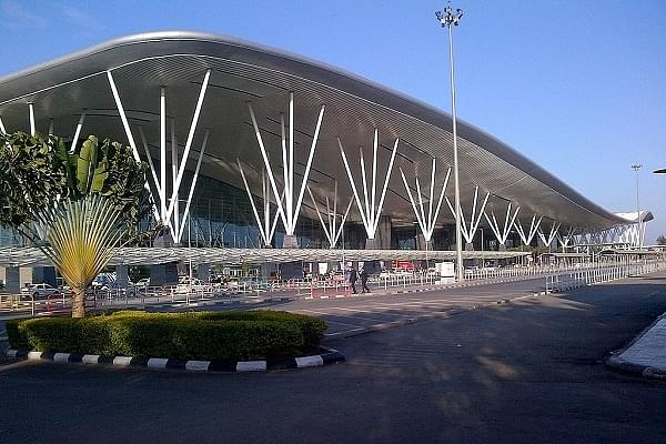 Front view of a terminal at the Kempegowda International Airport. (Pic via Wikipedia)