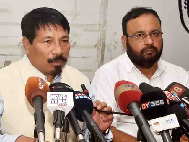 AGP President Atul Bora (Photo by Rajib Jyoti Sarma/Hindustan Times via Getty Images)