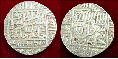 Sher Shah Suri’s Rupaiya, sixteenth century CE. (Source: CoinIndia)