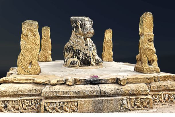 A tour of this Nandi Mantapa in 3D is a journey in itself.