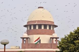 A view of Supreme Court building on February 12, 2018 in New Delhi, India. (Sonu Mehta/Hindustan Times via Getty Images) 