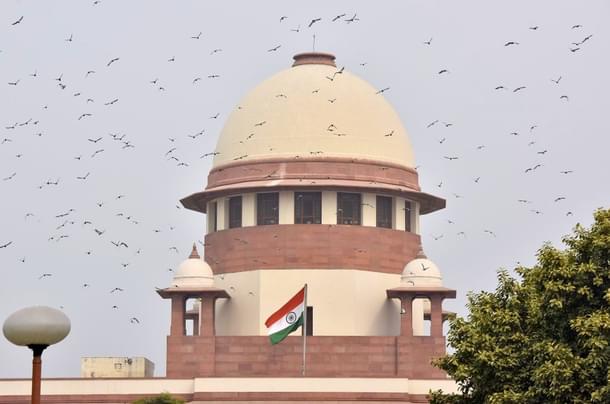 A view of Supreme Court building on February 12, 2018 in New Delhi, India. (Sonu Mehta/Hindustan Times via Getty Images) 