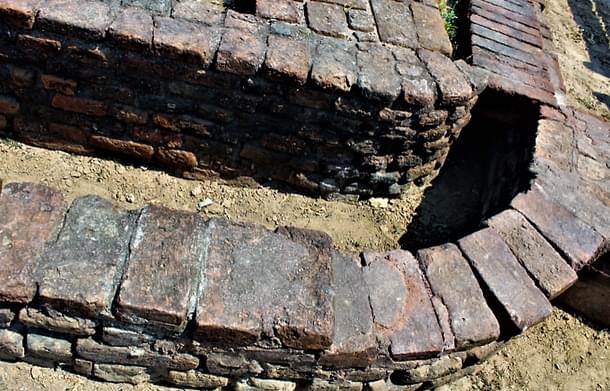 Well laid out underground drains in acropolis