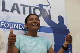 Arunima Sinha, first woman amputee to conquer Mt Everest (Virendra Singh Gosain/Hindustan Times via Getty Images)