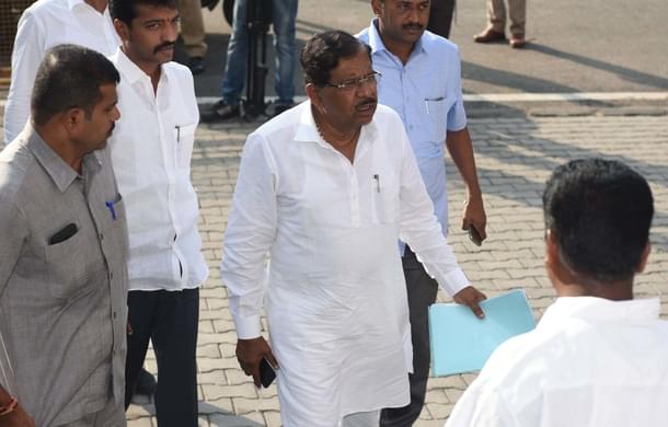G Parameshwara  (Photo by Arijit Sen/Hindustan Times via Getty Images)