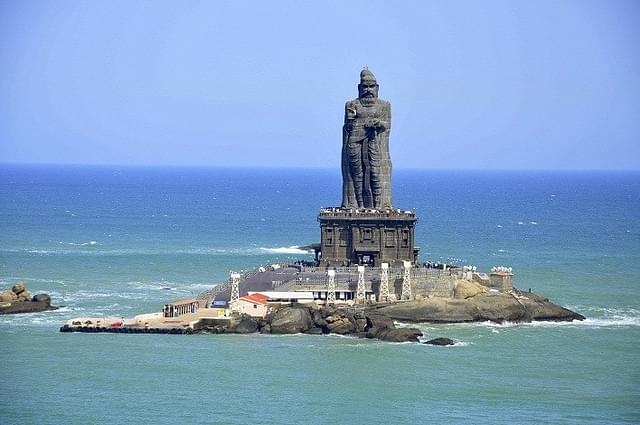 Thiruvalluvar statue at Kanyakumari (Picture Credits-Facebook)