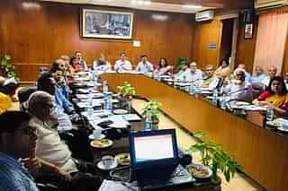UGC members during a meeting.(representative image) (ugc_india/Twitter)